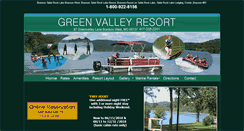 Desktop Screenshot of greenvalleyresort.com